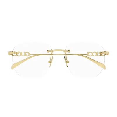 Gucci Gg1806o Linea Name Of Brand Eyeglasses In Gold
