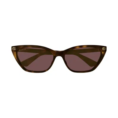 Gucci Gg1815s-002havana-havana-violet In Brown