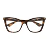 Gucci Gg1817o Linea Emblem Eyeglasses In Brown