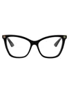 Gucci Black-black-transparent Recycled Acetate Glasses In Black