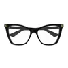 Gucci Gg1817o Linea Emblem Eyeglasses In Black