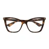 Gucci Gg1817o Linea Emblem Eyeglasses In Brown