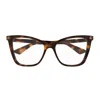 Gucci Gg1817o Linea Emblem Eyeglasses In Brown