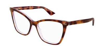 Gucci Gg1817o Women's Glasses, Tortoiseshell, Size 55