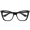 Gucci Gg1817o Linea Emblem Eyeglasses In Black