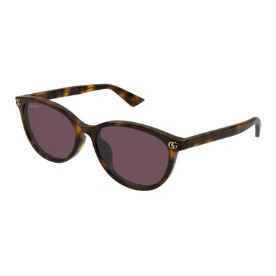 Gucci Gg1818sk-002havana-havana-violet In Gray