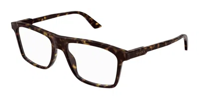Gucci Gg1820o Men's Glasses, Tortoiseshell, Size 58 In Brown