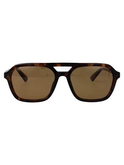 Gucci Gg1823sa Sunglasses In Havana-havana-brown