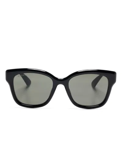 Gucci Double G Wayfarer-frame Sunglasses In Black