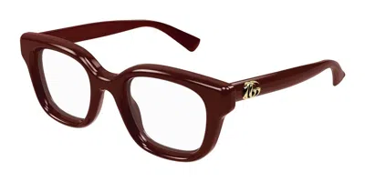 Gucci Gg1831o Women's Glasses, Burgundy, Size 51