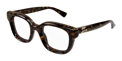 Gucci Gg1831o Women's Glasses, Tortoiseshell, Size 51 In Brown