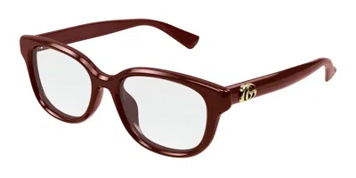 Gucci Gg1833ok Asian Fit Women's Glasses, Burgundy, Size 52