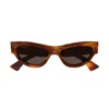 Gucci Gg1834s002 Havana Havana Brown In Brown