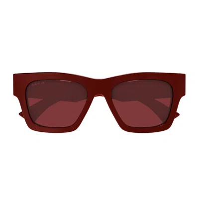 GUCCI GUCCI GG1835S LINEA NAME OF BRAND 003 BURGUNDY RED SUNGLASSES