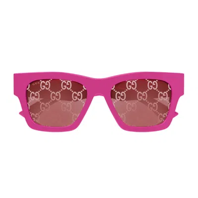 GUCCI GUCCI GG1835S LINEA NAME OF BRAND 004 FUCHSIA RED SUNGLASSES