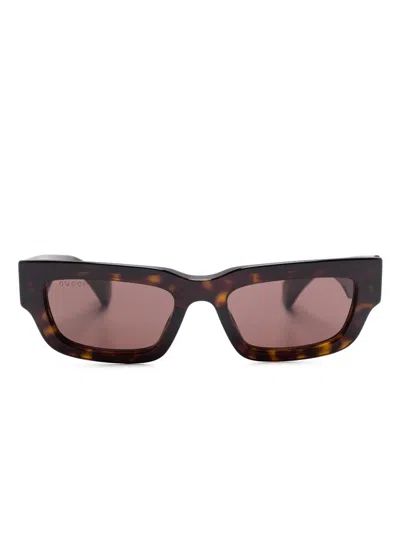 Gucci Gg1838s Sunglasses In ブラウン