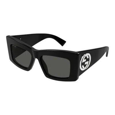 GUCCI GG1842S-001BLACK-BLACK-GREY