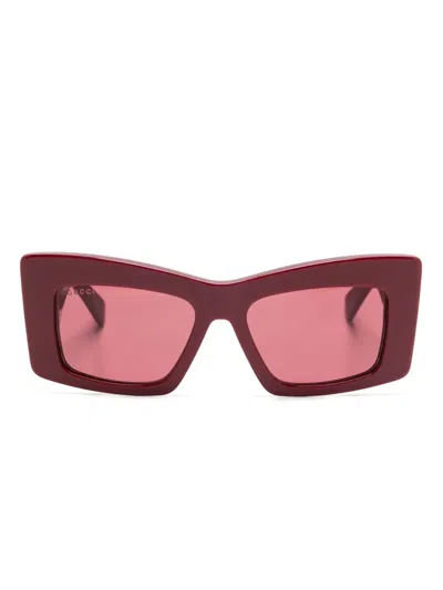 Gucci Gg1842s Sunglasses In Red