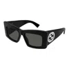 Gucci Grey Butterfly Ladies Sunglasses Gg1842s 001 53 In Black
