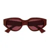 Gucci Gg1845sa Linea Name Of Brand Sunglasses In Burgundy