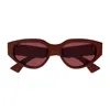Gucci Gg1845sa Linea Name Of Brand Sunglasses In Burgundy