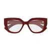 Gucci Gg1847o Linea Emblem Eyeglasses In Brown