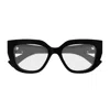Gucci Gg1847o Linea Emblem Eyeglasses In Black