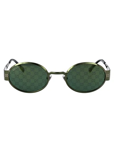 Gucci Gg1854s 003 Sunglasses In Green