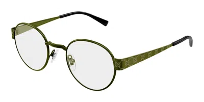 Gucci Gg1855o 003 Men's Glasses Green Size 48 - Free Lenses - Blue Light Block Available