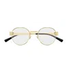 Gucci Gg1855o Linea Sign 001 Gold Glasses In White