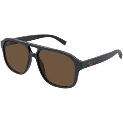 Gucci Gg1856s Sunglasses Grey In Black