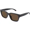 Gucci Gg1857s Sunglasses Grey In Brown