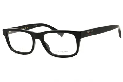 Gucci Gg1858o Rectangular Frame Eyeglasses In Black