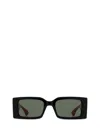 Gucci Rectangular Sunglasses In Glossy In Purple
