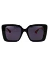 Gucci Womens Black Gg1861s Square Acetate Sunglasses In Black-blue-violet