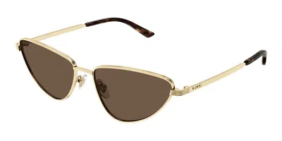 Gucci Brown Cat Eye Ladies Sunglasses Gg1879s 002 57
