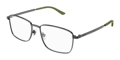 Gucci Gg1882o Men's Glasses, Gunmetal, Size 54 In Gray