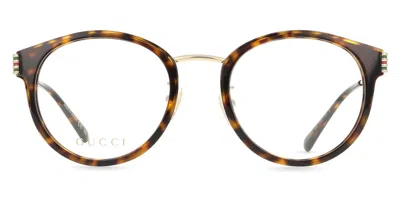 Gucci Gg1885oa Asian Fit Women's Glasses, Tortoiseshell, Size 51 In Brown