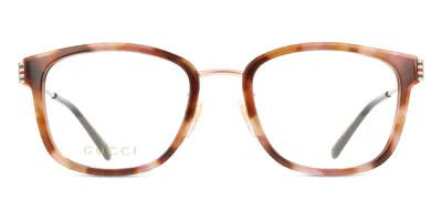 Gucci Gg1886oa Asian Fit Women's Glasses, Tortoiseshell, Size 53 In Brown