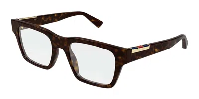 Gucci Gg1889o Men's Glasses, Tortoiseshell, Size 51 In Brown