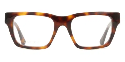 Gucci Gg1889o Men's Glasses, Tortoiseshell, Size 53 In Brown