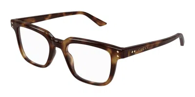 Gucci Gg1895o Men's Glasses, Tortoiseshell, Size 49 In Brown
