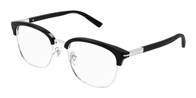 Gucci Gg1901oa Asian Fit Men's Glasses, Black, Size 54