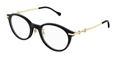 Gucci Gg1904oj Asian Fit Women's Glasses, Black, Size 50