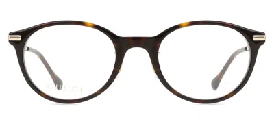 Gucci Gg1904oj Asian Fit Women's Glasses, Tortoiseshell, Size 50 In Brown
