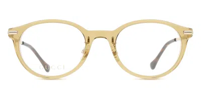 Gucci Gg1904oj Asian Fit Women's Glasses, Yellow, Size 50