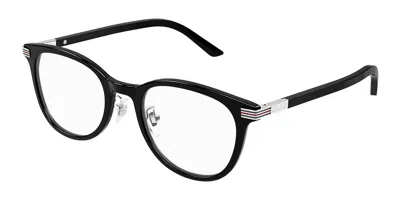 Gucci Gg1905oj Asian Fit Men's Glasses, Black, Size 49