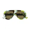 Gucci Gg1909s Linea Re-ace Sunglasses In Green