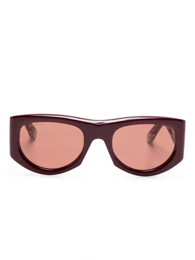 Gucci Gg1917s Sunglasses In レッド