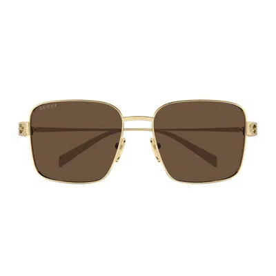 Gucci Gg1937s Linea Name Of Brand Sunglasses In Gold